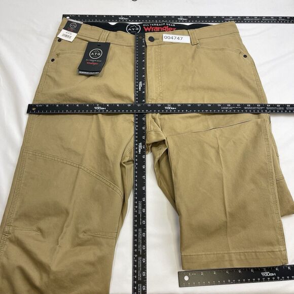 Wrangler All Terrain Gear Men's 40x32 Brown Double Knee Reinforced Utility Pants - Picture 11 of 13